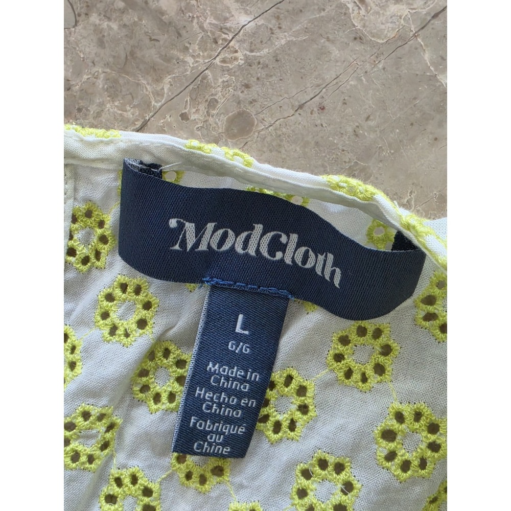 NWT ModCloth Floral Dress Garden Wedding Party Resort Vacation Womens Large - Picture 3 of 16